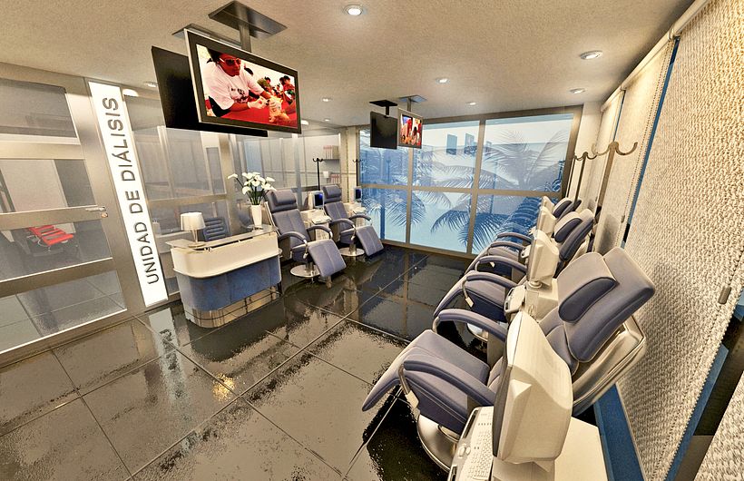 Mini Clinica / Interiores / renders 8