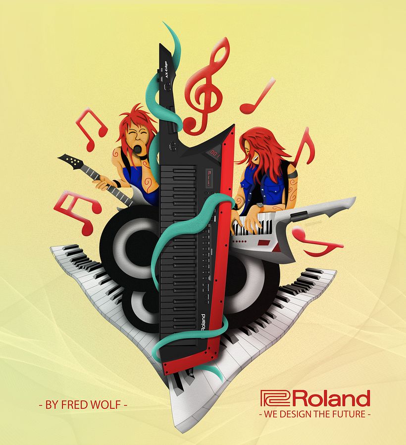 Mi Proyecto del curso: Ilustración exprés con Illustrator y Photoshop -1