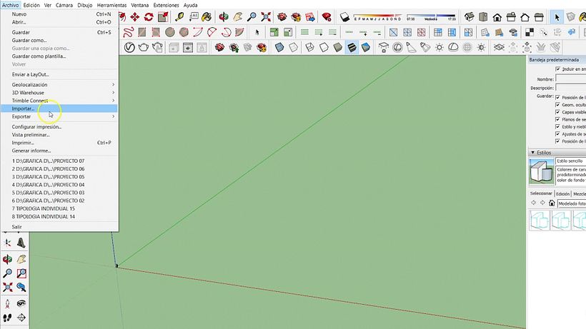 SketchUp Tutorial: How to Import a CAD File to SketchUp 3