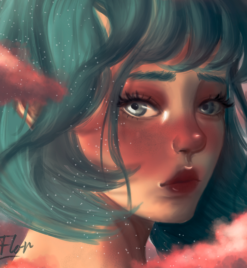Mi Proyecto del curso: Retratos digitales de fantasía con Photoshop 6