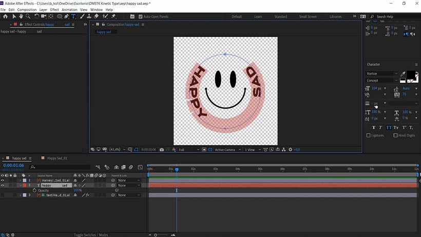 Tutorial After Effects: animación básica con path o trazado vectorial 11