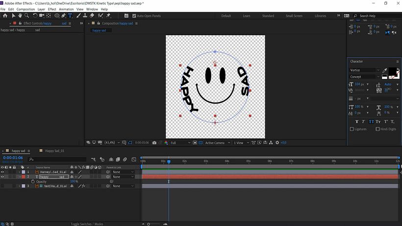 Tutorial After Effects: animación básica con path o trazado vectorial 15