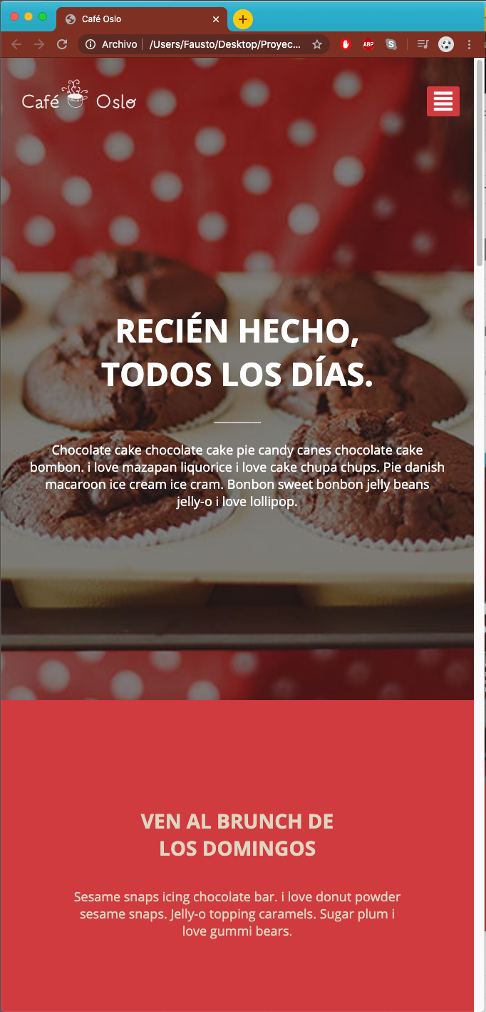 Mi Proyecto del curso: Introducción al Desarrollo Web Responsive con HTML y CSS 3