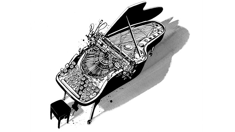 Notturno, illustration from Alda Merini's Book " La vita facile", Bompiani