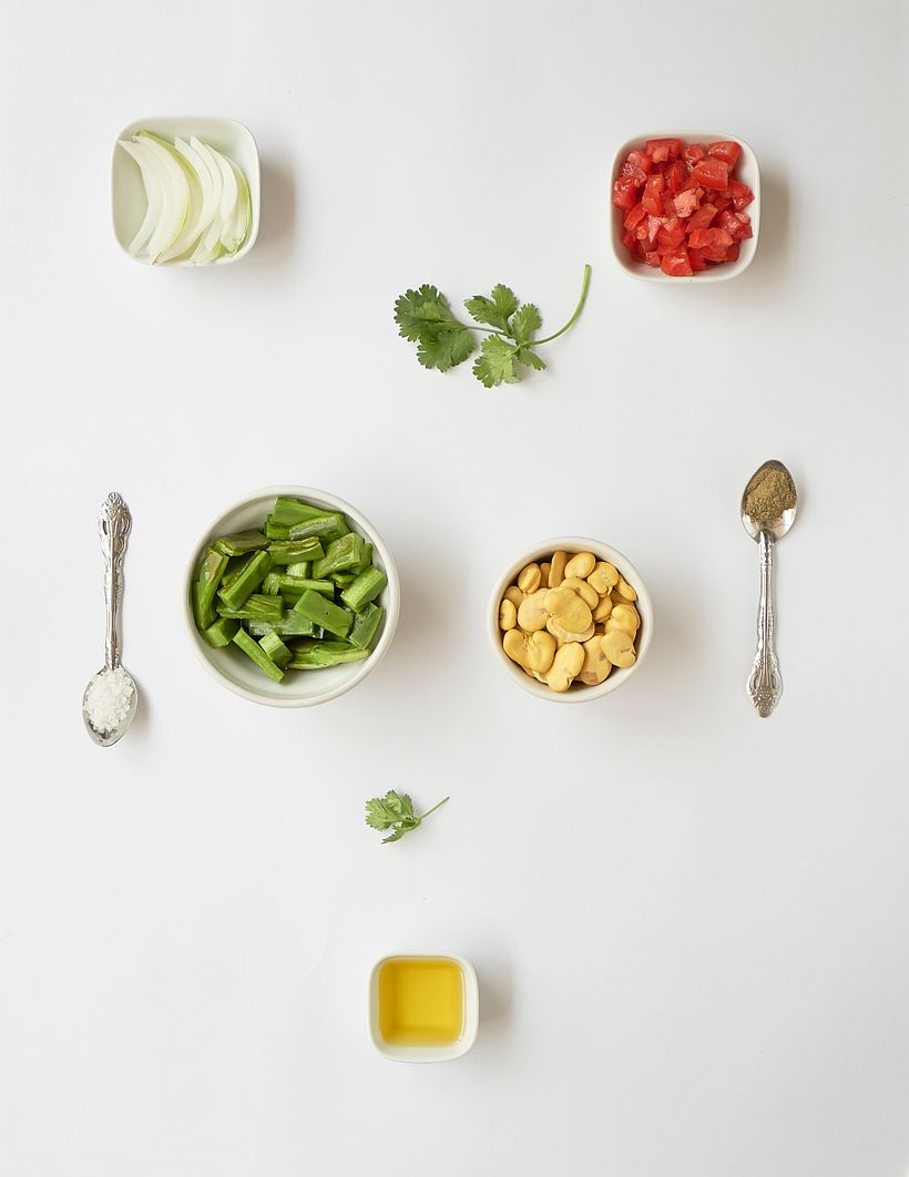 Sopa de Nopales con haba