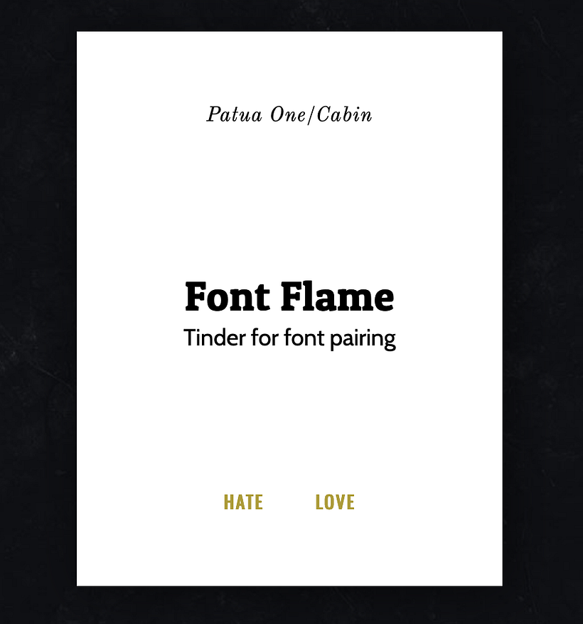 Font Flame