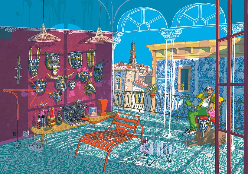 The whole interior image in Porto