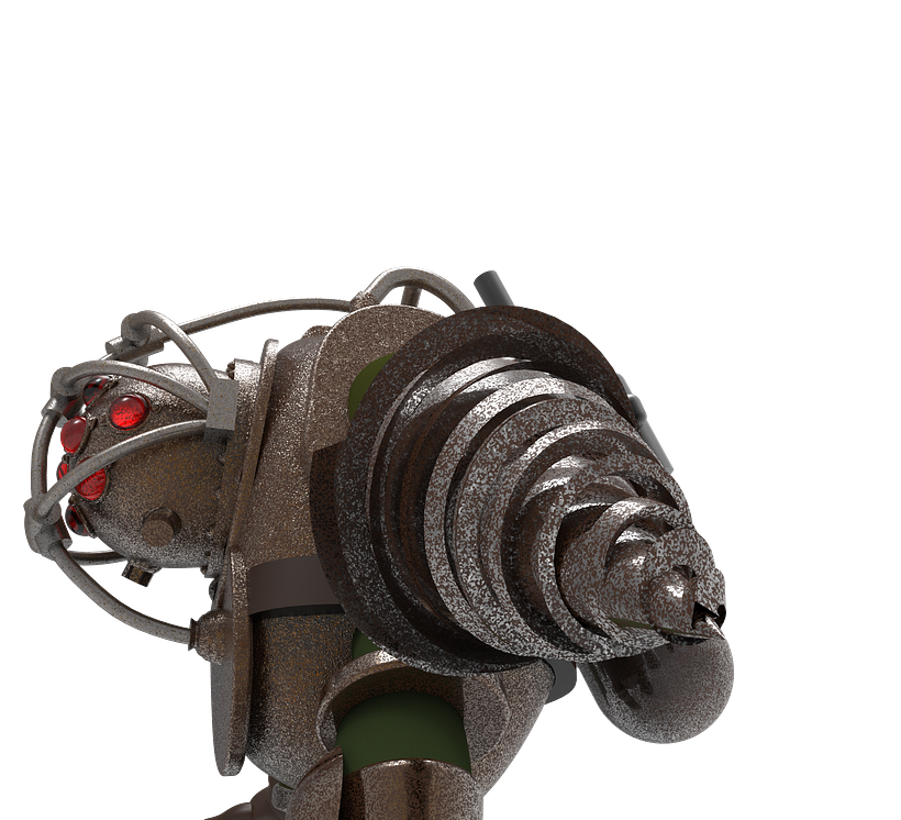 Modelado de personaje: Big Daddy 2