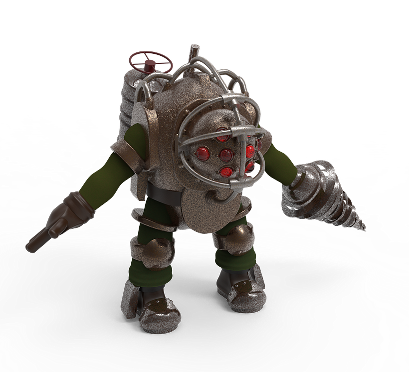 Modelado de personaje: Big Daddy 0