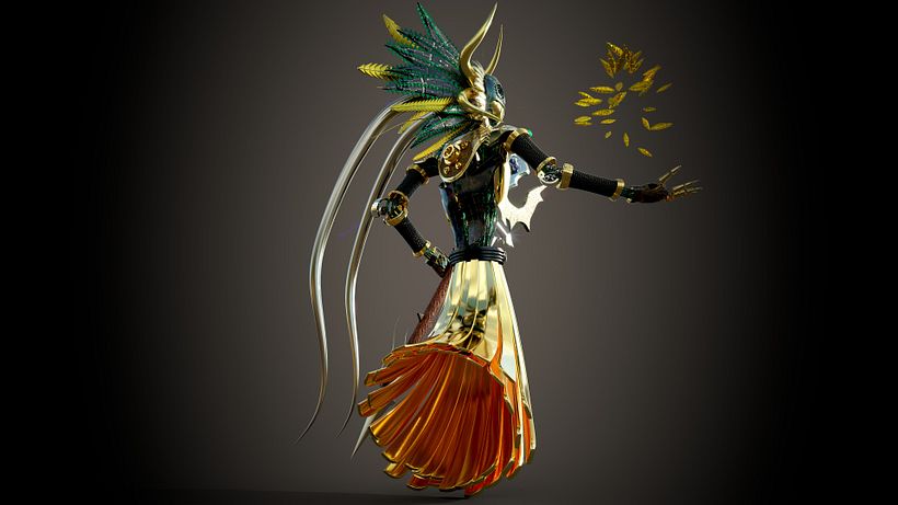 Al final lo texturizase en Substance Painter pero me encanto el resultado