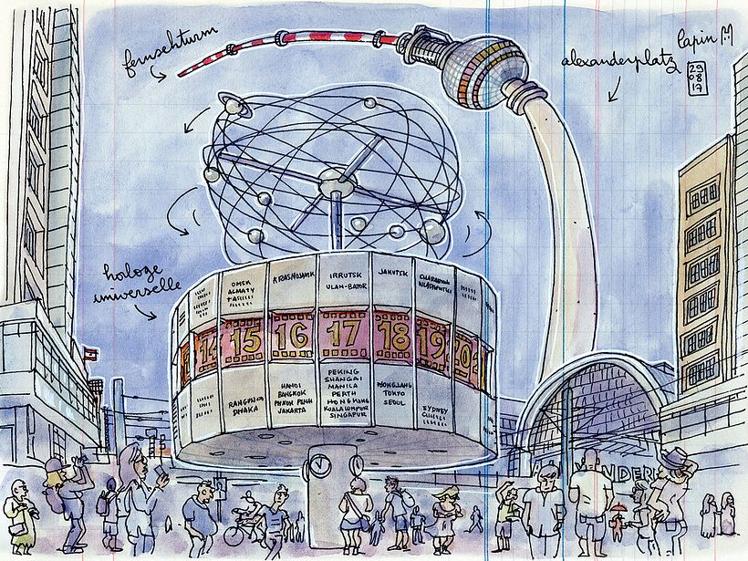 extract from the travel book "Berlin", Alexanderplatz.