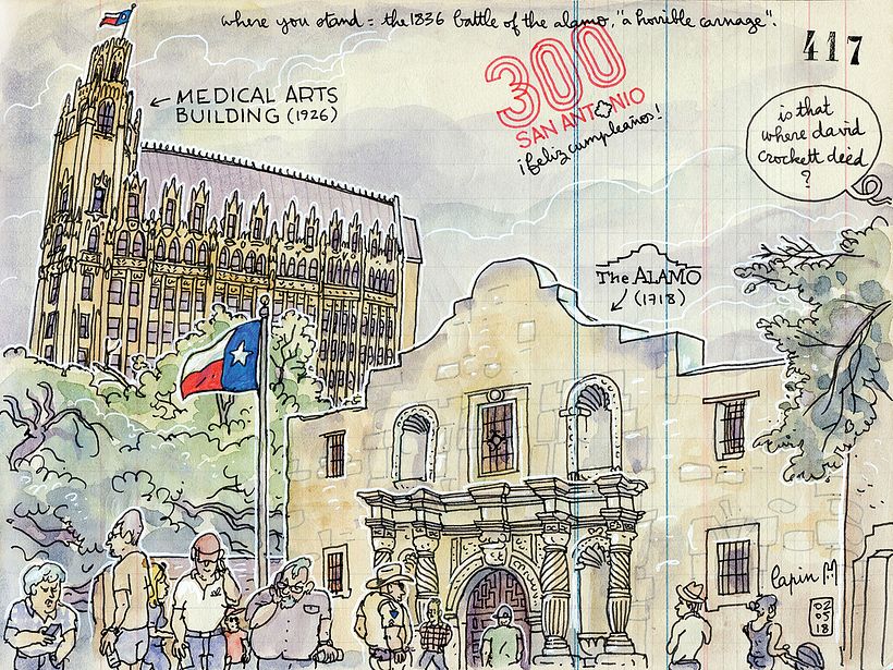 The Alamo in Houston, Texas.
