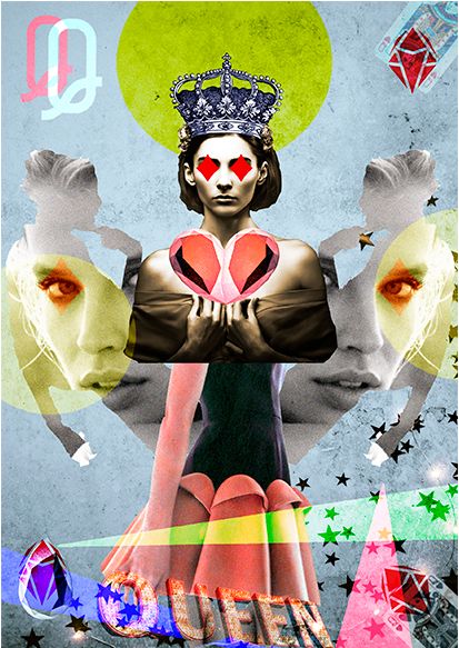 Ilustraciones para ´La Reina de Diamantes´ - Papelería 0