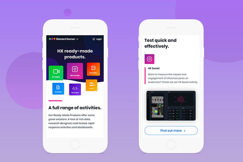 Element Human Website – Products 9