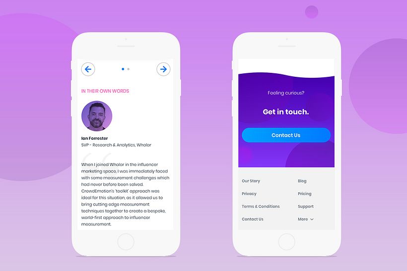 Element Human Website – Other Pages 7