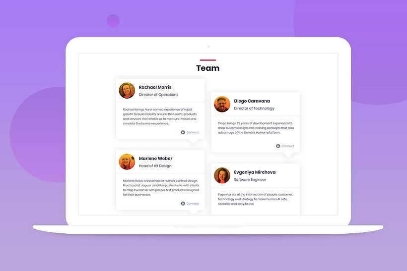 Element Human Website – Other Pages 8