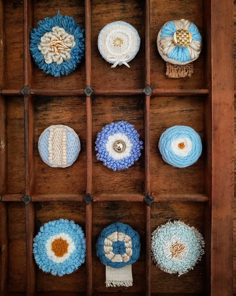 Argentine cockades | Domestika, image size:820x1026