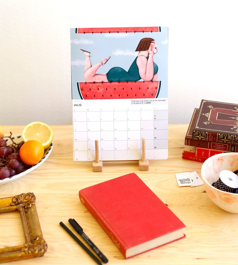Illustrations for an illustrated calendar of micro-stories 4