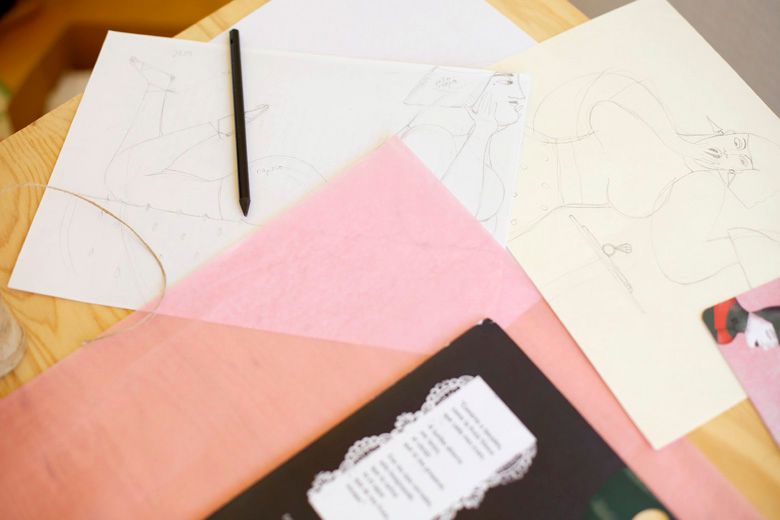 Illustrations for an illustrated calendar of micro-stories 8