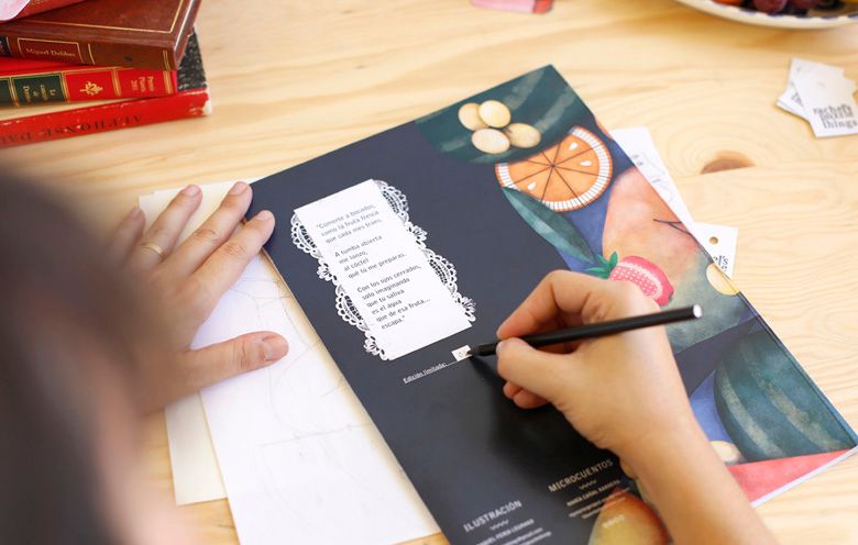 Illustrations for an illustrated calendar of micro-stories 9