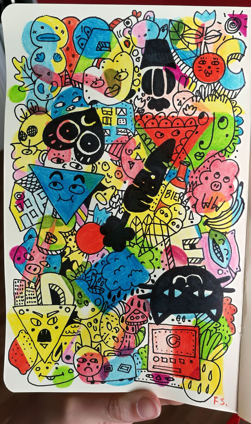 My project in Illustration by Hand Inspired on Digital Techniques course 0