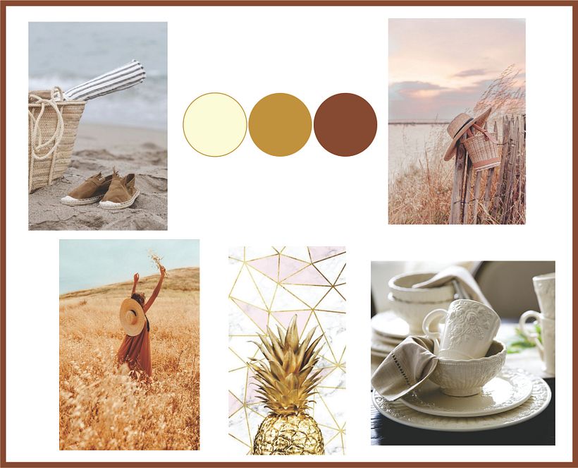 Mood board.