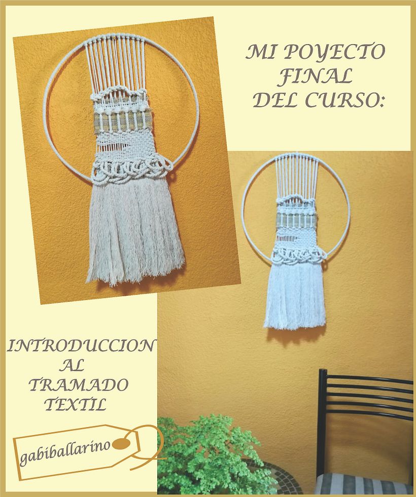 Mi Proyecto del curso: Introducción al tramado textil 3