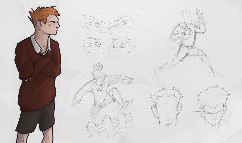 Diseño de personajes, adolescentes. '20. -1