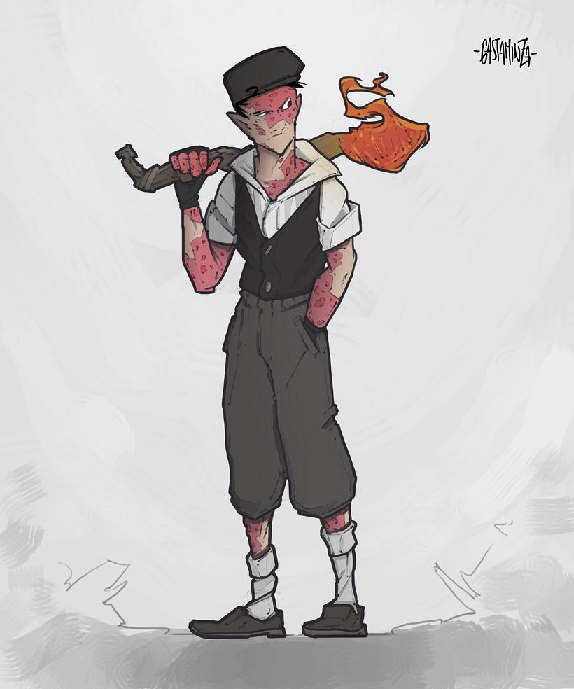 Diseño de personajes, adolescentes. '20. 0