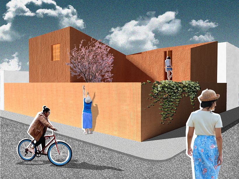 My project in Architectural Visualization Using Digital Collage course 0