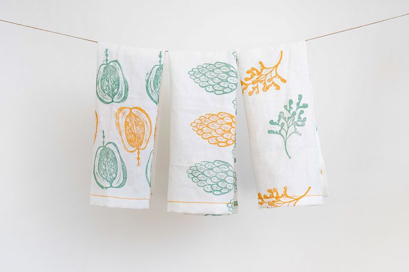 "Seeds of Porto" tea towels collection - Pattern Design