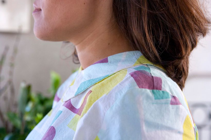 "Formosa" handprinted shirt 7