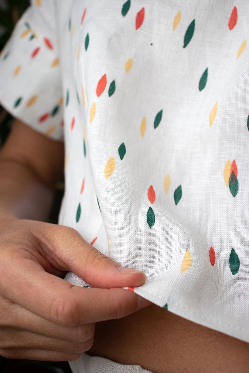 "Aliados" Handprinted Shirt 7