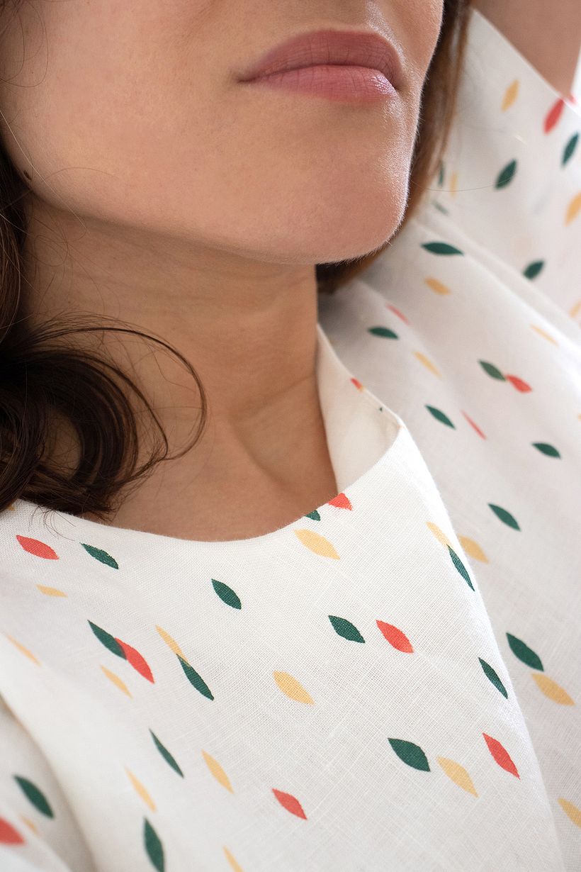 "Aliados" Handprinted Shirt 10