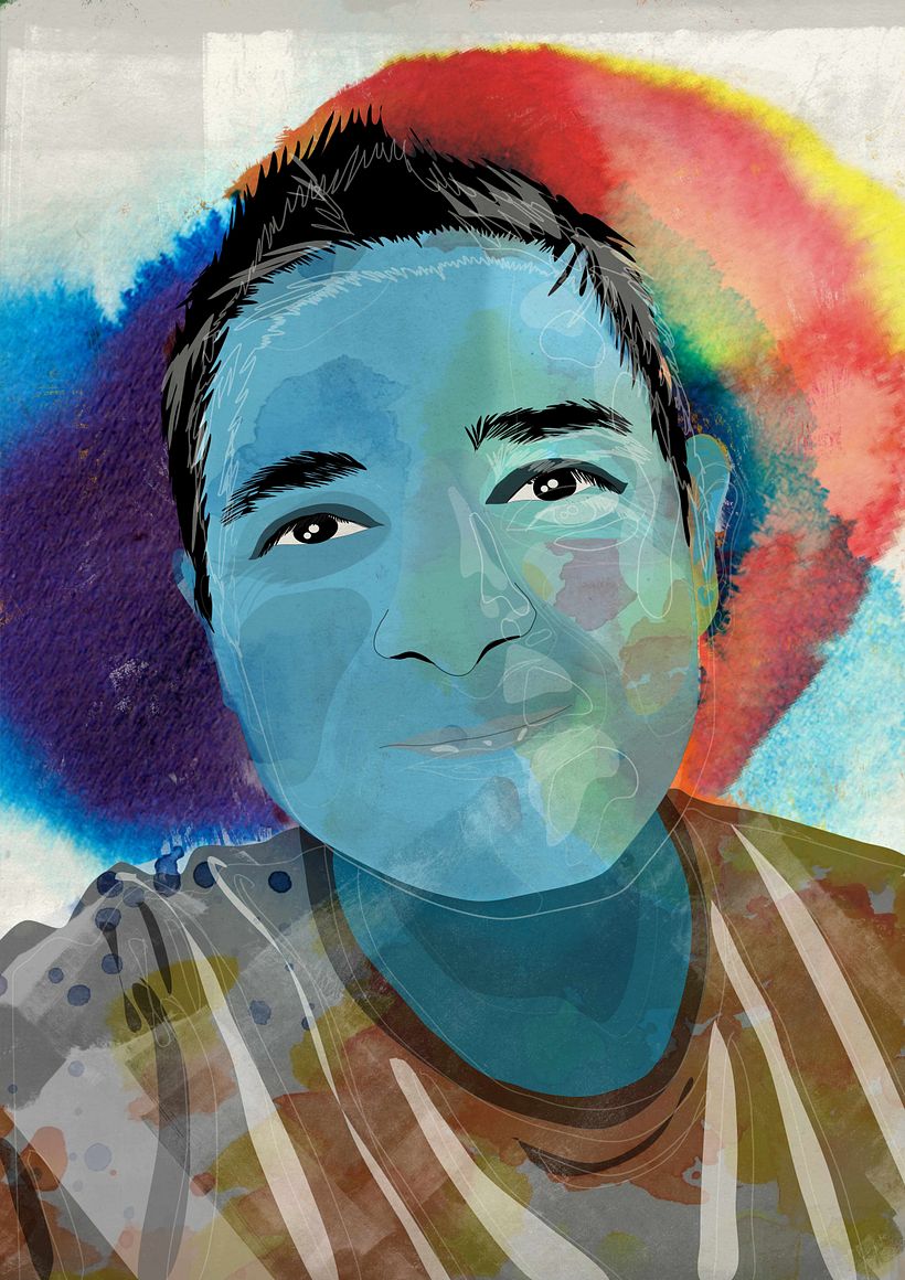Segundo intento del retrato. Me ha gustado mucho el curso pero creo que tendré que practicar mas para lograrlo mejor. 