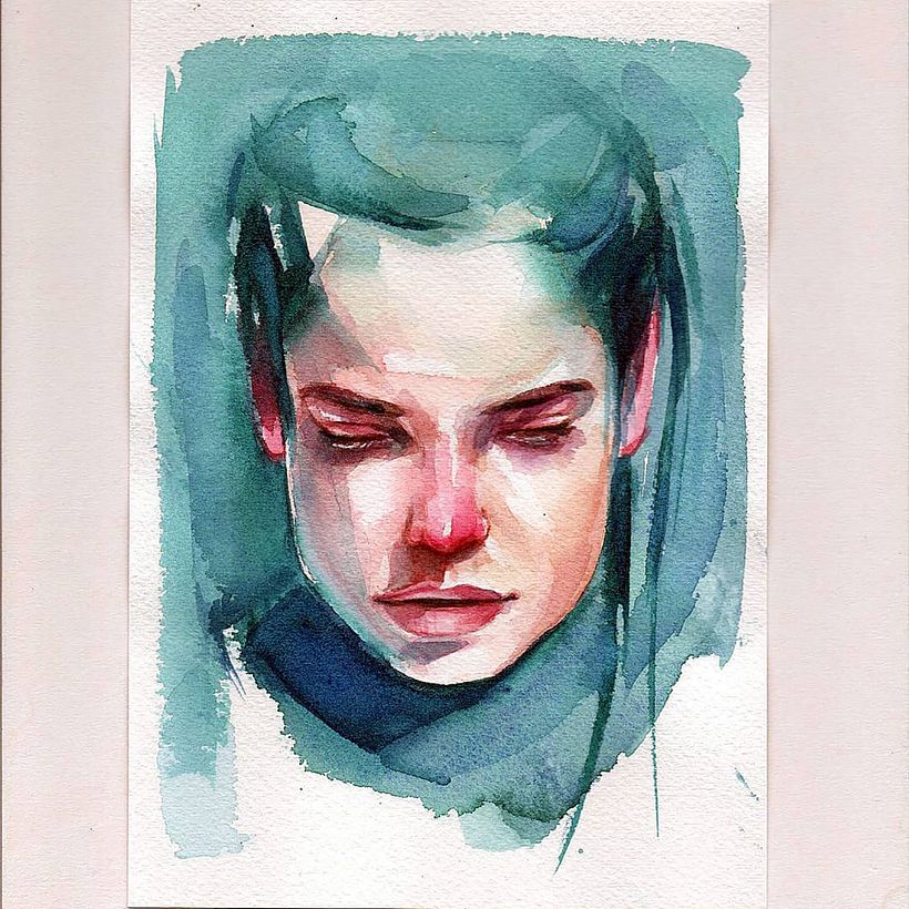 Aguarela sobre papel, 14x21 
