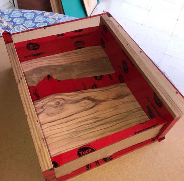 Preparación del encofrado a la medida de mi madera