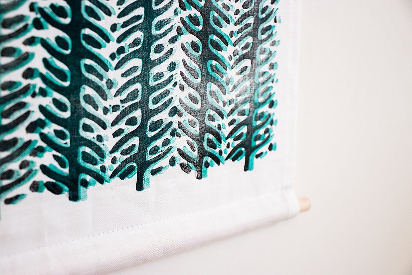 Wild Texture fabric wall hanging 6