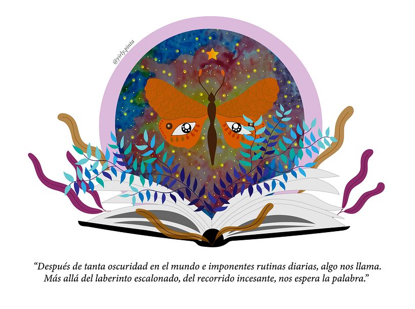 efímera en letras - Ilustração tradicional