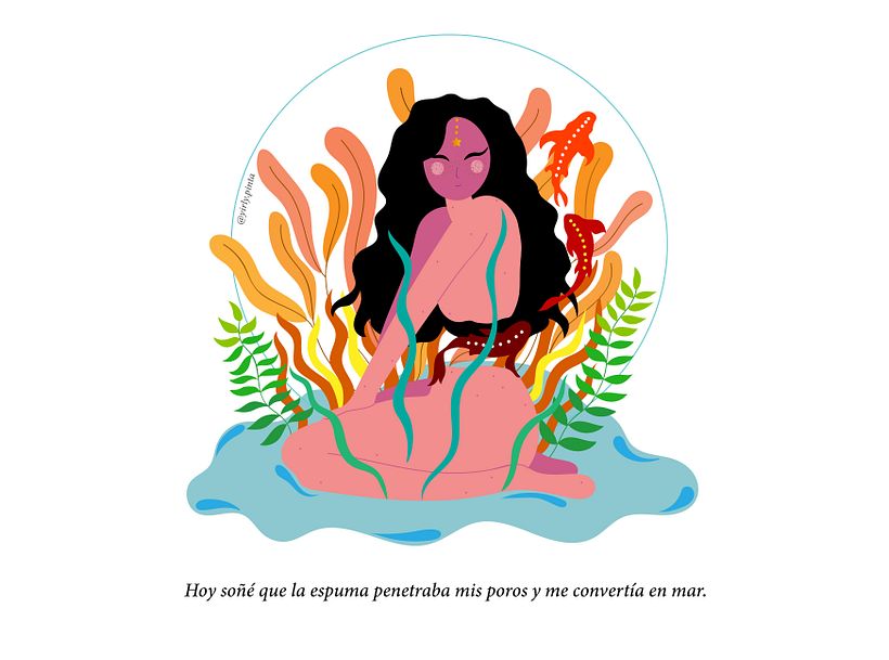 efímera en letras - Ilustração tradicional