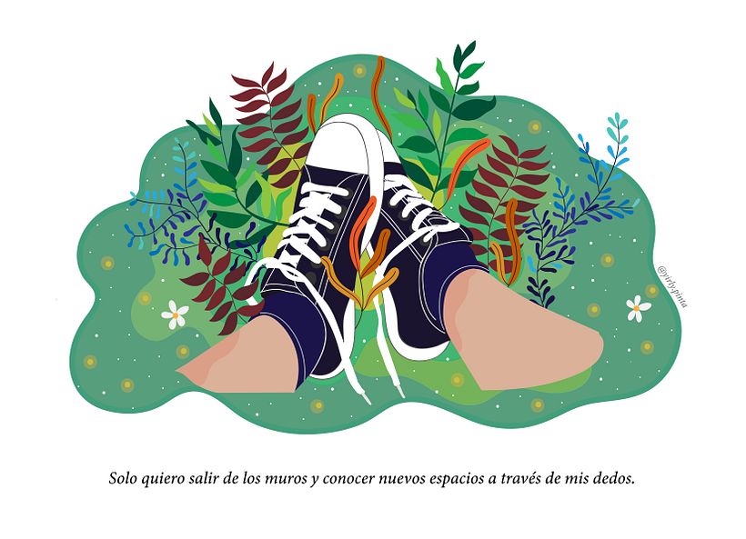 efímera en letras - Ilustração tradicional