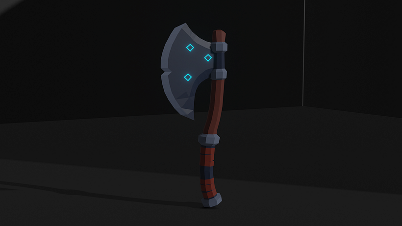 Hacha LowPoly 0