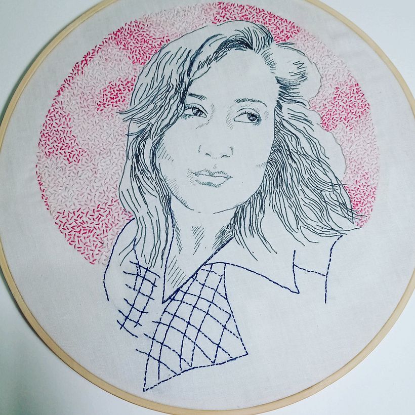 Autoretrato bordado 0