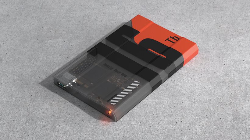 Concetto di SSD SCI-FI davvero veloce 1