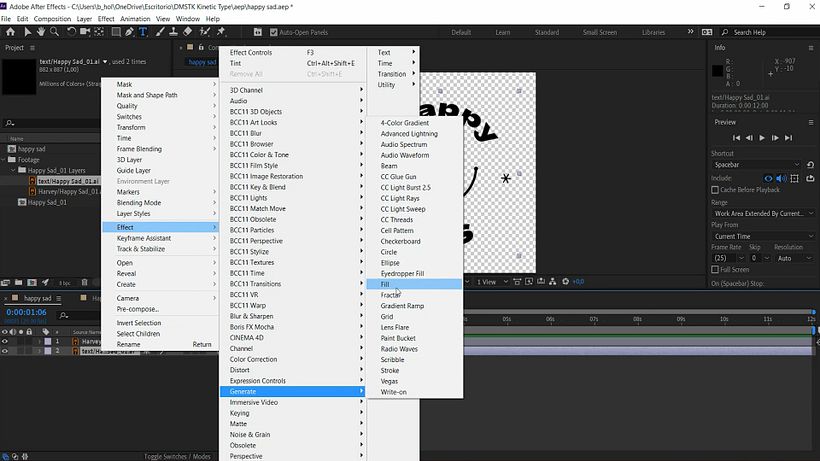 After Effects Tutorial: Basic Path or Stroke Vector Graphic Animation 7