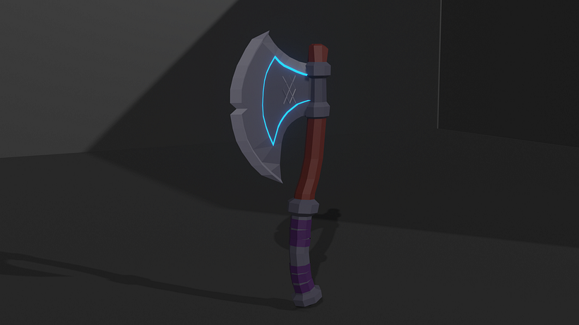 Hacha LowPoly 1