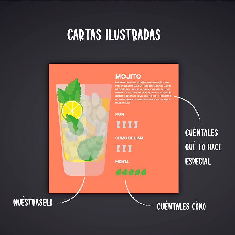 Menús digitales ilustrados 4