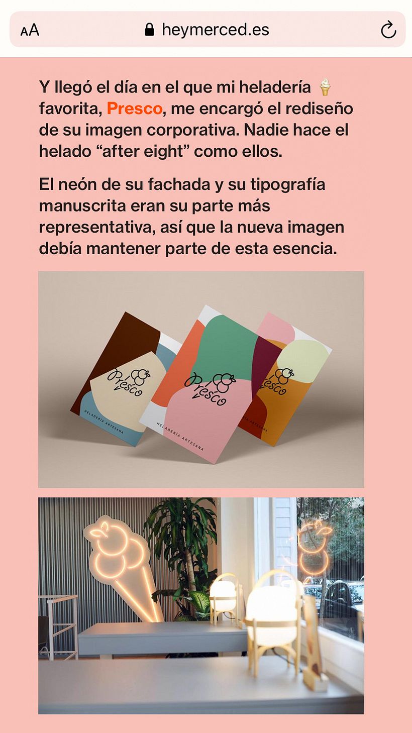 Hey Mercedes Diseño de web 5