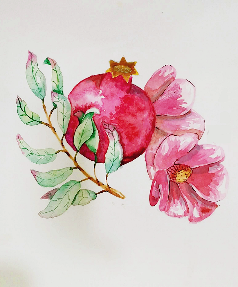 Meu projeto do curso: Ilustração botânica com aquarela 0