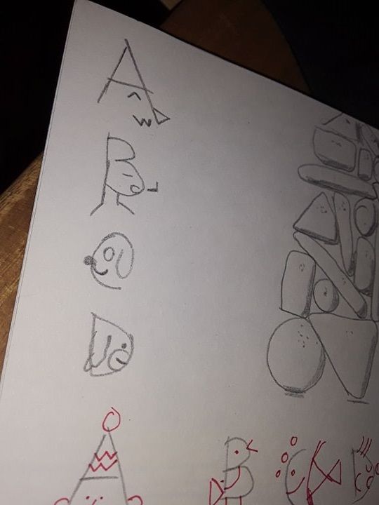 La A, B, C, D.
